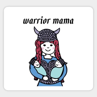 Warrior Mama - Redhead mom with twins Sticker